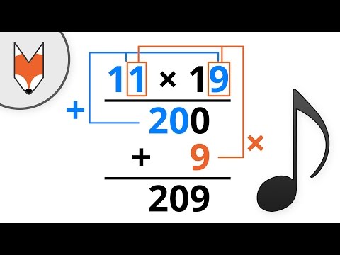 Zahlen von 11 bis 19 im Kopf multiplizieren (Mathe-Song)