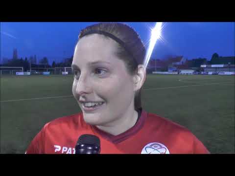 Anne-Lore Scherrens na SV Zulte Waregem - FWS Woluwe op 22.12.2018