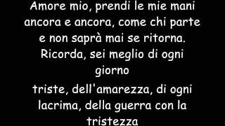 Tiziano Ferro - L&#39;Amore è una Cosa Semplice -  (Con Testo)