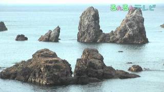 preview picture of video '新温泉町の海岸と漁り火（兵庫県・新温泉町）'