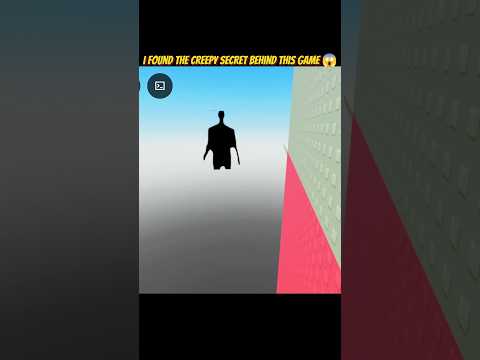i found the creepy secret behind this game 😱#roblox#fyp