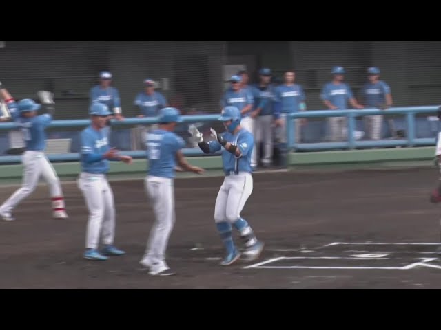 【みやざきPL】粘って放った豪快な一発!! ファイターズ・今川優馬が先制の2ランホームラン!! 2025年10月7日 東京ヤクルトスワローズ 対 北海道日本ハムファイターズ