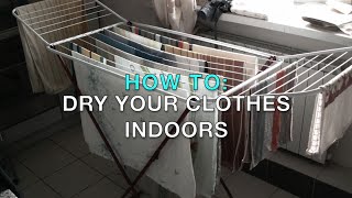 How To Dry Your Clothes Indoors During A Rainy Day
