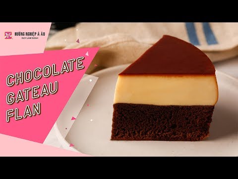 Bánh Flan Bông Lan Sôcôla (Flan de Gateau de Chocolate) |
