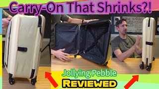 Jollying Pebble 20" Lite Collapsible Carry-On Review ✈️ The Space-Saving Smart Suitcase You Need!