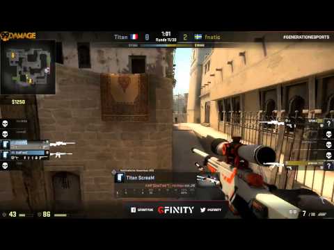 fnatic vs. Titan | Halbfinale, Gfinity G3 Lan | de_mirage Map 1