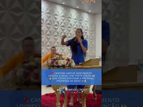 🎤A cantora Amylee Nascimento de Água Azul do Norte – Pará, louvou a Deus em Goiânia, #louvor #shorts