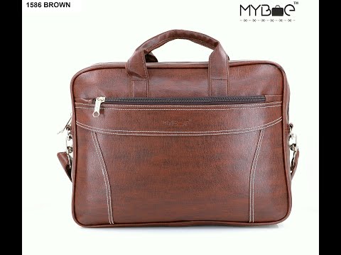 MYBAE Unisex PU Office Executive Bag