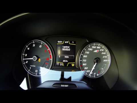 Seat Leon Cupra 2016 290 cv 0-100 km/h NO SLIP