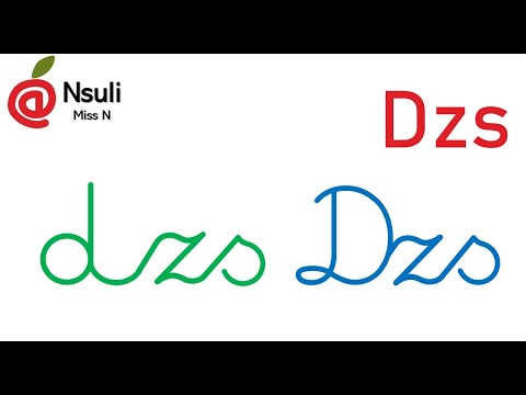 A kis nagy írott Dzs betű