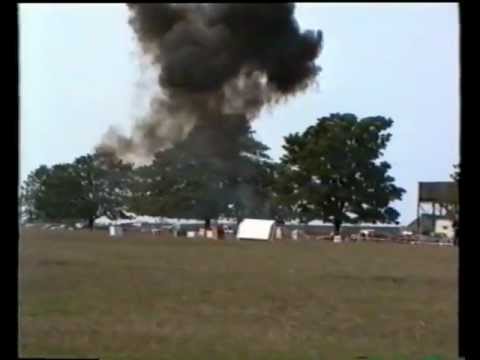 Model Airshow 1991 Beverley Westwood with pyrotechnic display