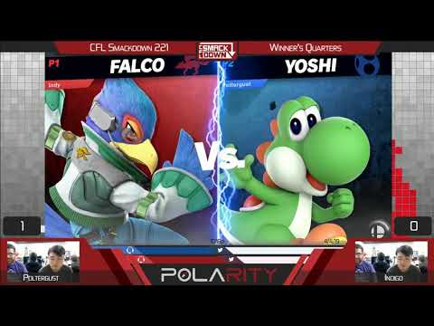CFL Smackdown Ultimate 221 - Poltergust (Yoshi) vs Indigo (Falco)- Winners Quarters