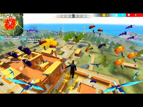 ALPHA🔥47 KILLS💪 99% HEADSHOT🎯 M4A1+M590 || SOLO VS SQUAD🪂 FULL GAME⚡INTEL I5🖥FREE FIRE