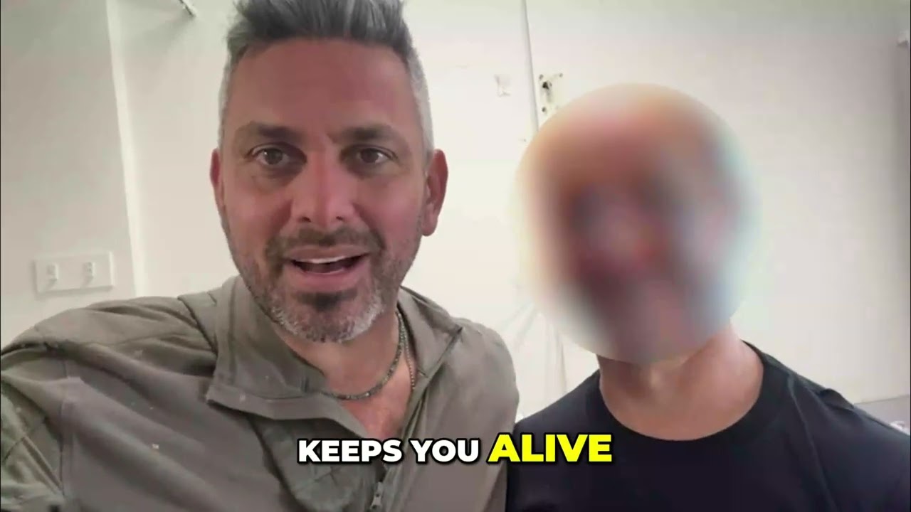 Injured heroes praying and thanking God for life together ￼