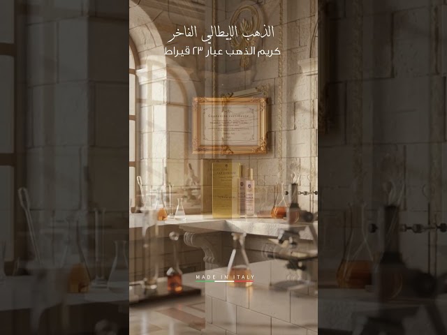 فيولا الكسير الذهب بجزيئات الذهب عيار 23 ( كريم فاخر للوجه والرقبة )