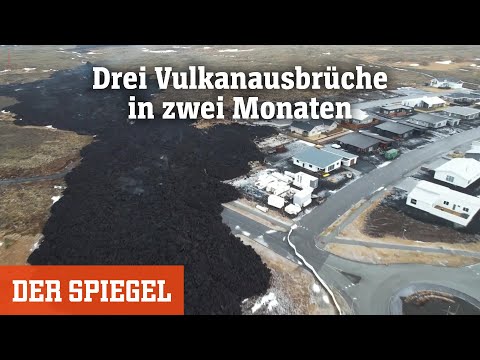 Lava verschlingt isländische Stadt Grindavík | DER SPIEGEL
