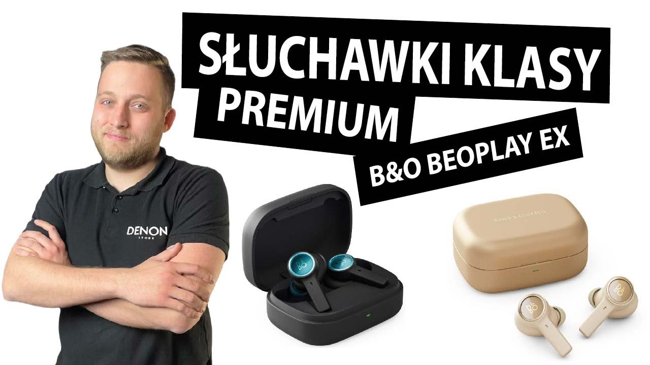 Prawdziwie bezprzewodowe słuchawki douszne klasy Premium B&O Beoplay EX