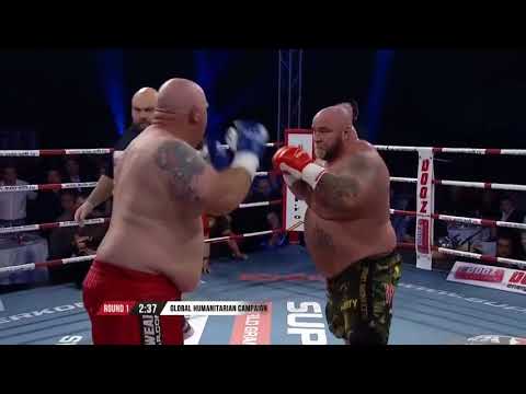 Alexandru Lungu vs Mike Bourkesuper funny boxing fullfight