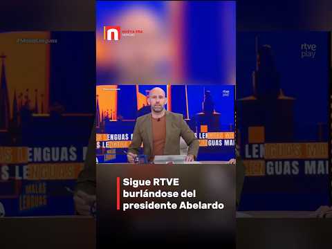¡Lo último! Televisión española se burla del presidente Abelardo de la Espriella y genera polémica