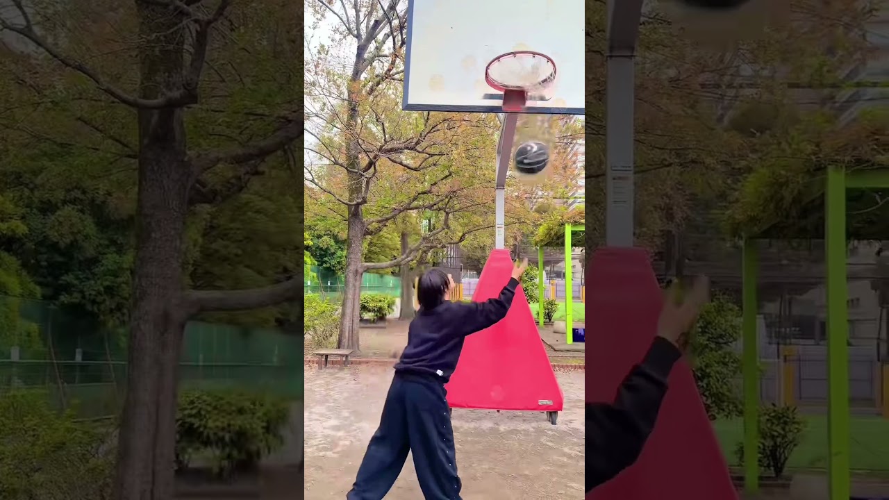 バスケ女子がするゴール下のルーティーン🏀#shorts #basketball