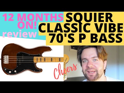 Squier Classic Vibe 70's Precision Bass - 12 Months On!