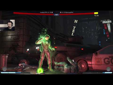 Injustice 2 1st MP gameplay pt64 - Captain Cold vs. Green Lantern