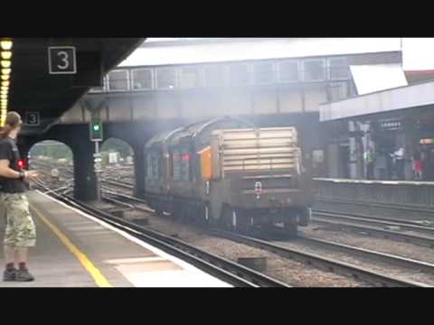 DRS Class 37s On Nuclear Flask Duties, With Thrash!