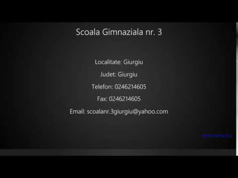Scoala Gimnaziala nr. 3 Giurgiu