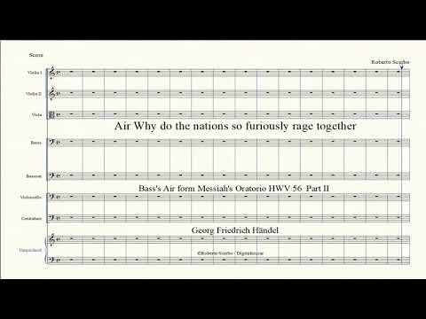 Air Why do the nations so furiously rage together -  Messiah Oratorio HWV 56 - GF Händel