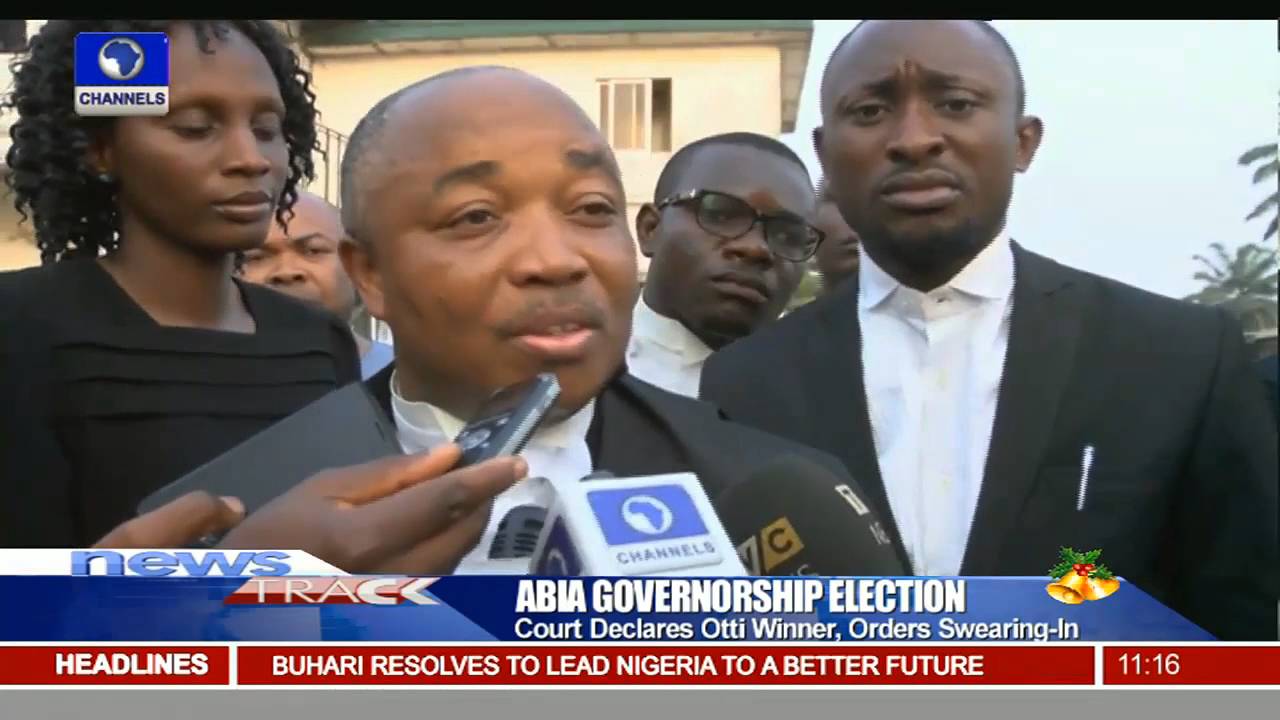 Court Declares Alex Otti Winner Of Abia Guber Polls 01/01/16
