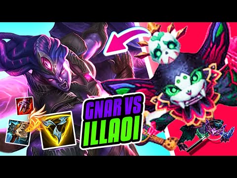THIS IS WHY I CANNOT STAND ILLAOI AS GNAR LA ILUSION!!! Season 13 Gnar Ranked Lol Gameplay