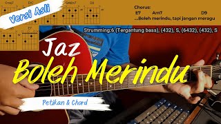 Download lagu Boleh Merindu (Jaz) Tutorial Kunci GItar Versi Asli mp3