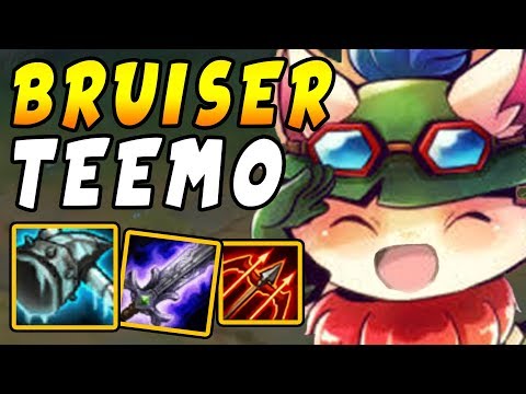 Bruiser TOP Teemo with Grasp of The Undying + Frozen Mallet = INSANE Dueling Power!