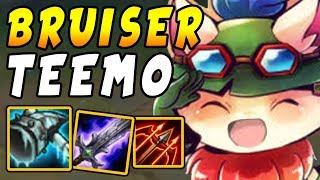 Bruiser TOP Teemo with Grasp of The Undying + Frozen Mallet = INSANE Dueling Power!