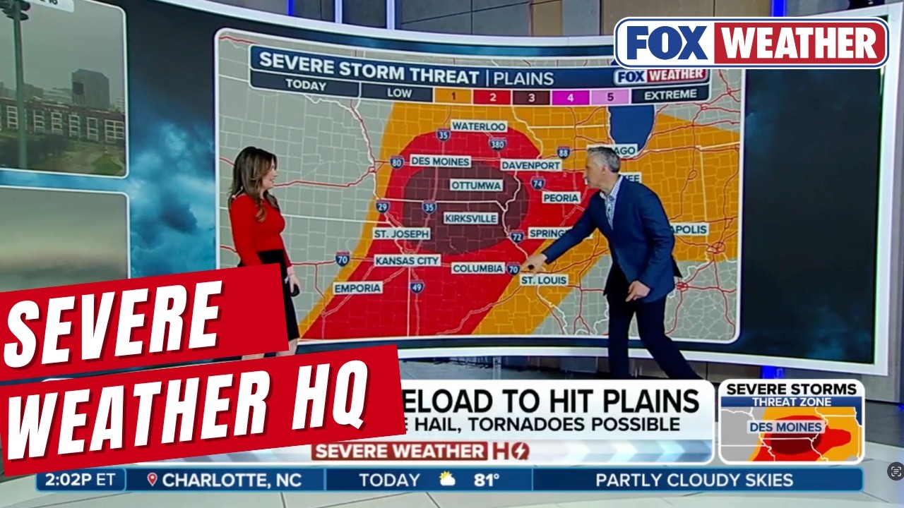 More Than 65 Million Under a Risk for Severe Storms Across the Plains, Midwest