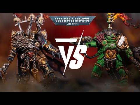 Chaos Space Marines Vs Salamanders: 2000pts Warhammer 40K Battle Report
