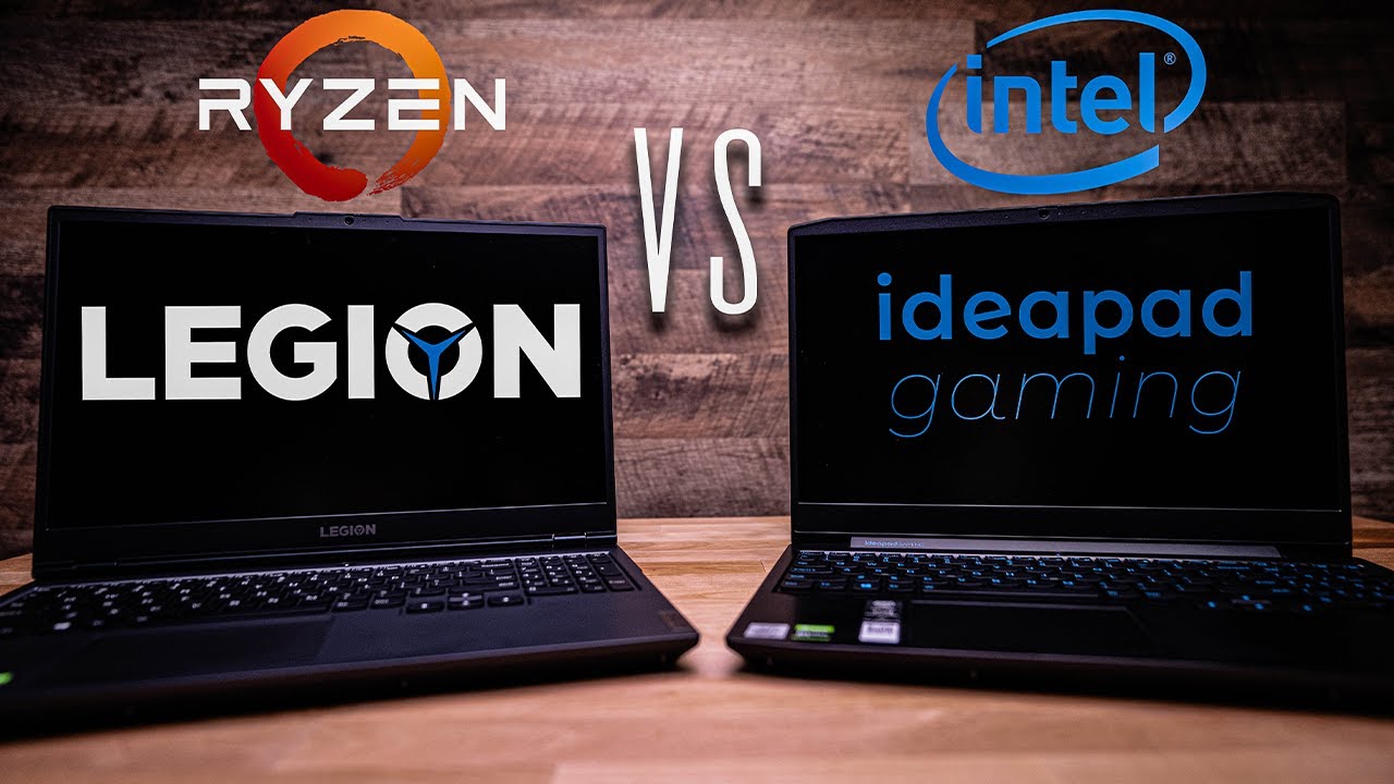 AMD Ryzen 4600H vs Intel 10th Gen i7 10750H | Lenovo Legion 5 VS Lenovo IdeaPad Gaming