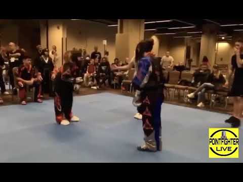 Gina Thornton.  VS. Alyssa Guillen. -   Point. Fighting