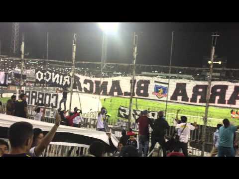 "Salida COLO-COLO VS santa fe 2015" Barra: Garra Blanca &bull; Club: Colo-Colo