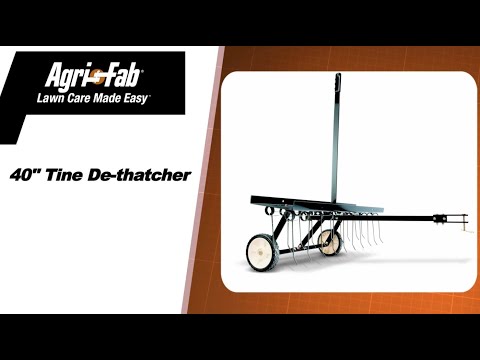 Agri-Fab Pull Behind 40 Tine Lawn Dethatcher - 45-0294