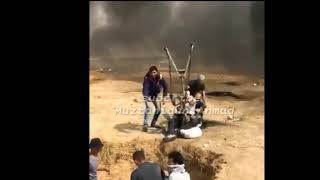 Download lagu Warga Palestina menahan serangan israel dengan KETAPEL RAKSASA mp3