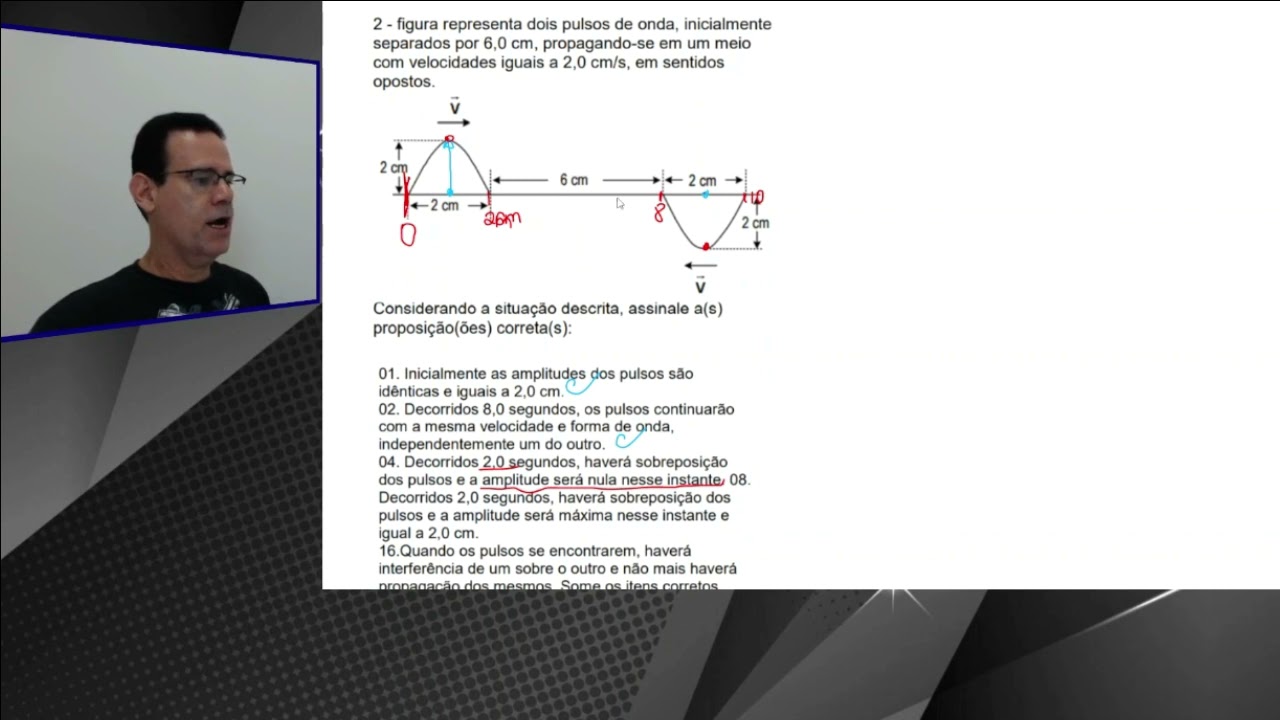 aula de exercícios sobre interferência de ondas