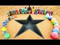 Experiment Giant Coca Cola Vs Mentos In Star Hole From Cement Balloons Fanta Mirinda And Mtn Dew