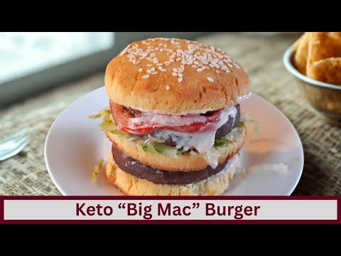 Simple Keto "Big Mac" Style Burger (Nut Free and Gluten Free)