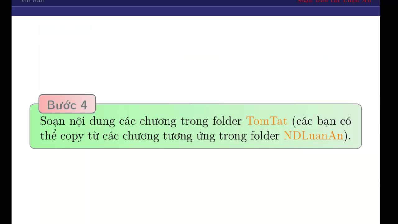 Soạn Tóm tắt luận án, luận văn