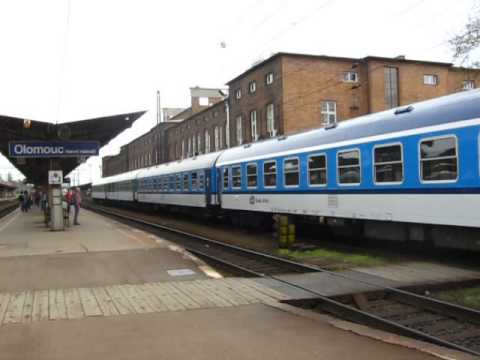 Odjezd zpožděného vlaku R 907 - Olomouc hl.n.