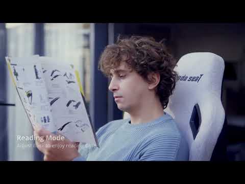 Žaidimų kėdė AndaSeat Kaiser 3 XL, Ruda, PVC oda video