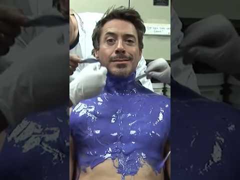 The Making of the Iron Man Suit: From Plaster to CGI #shorts #short #ironman