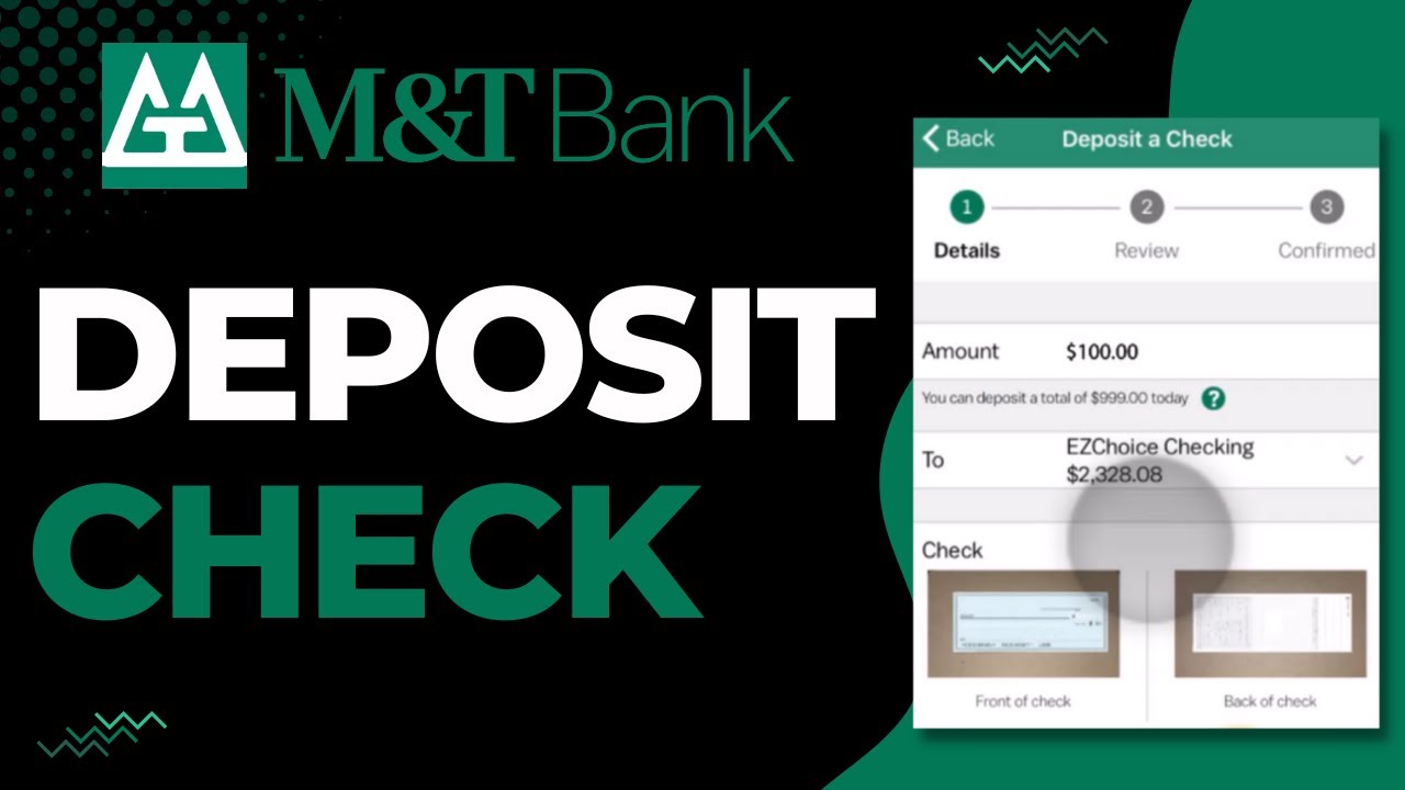 How to Deposit Check on M&T Bank | 2023