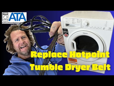 EASY...Step By Step Hotpoint Tumble Dryer Belt Replacement